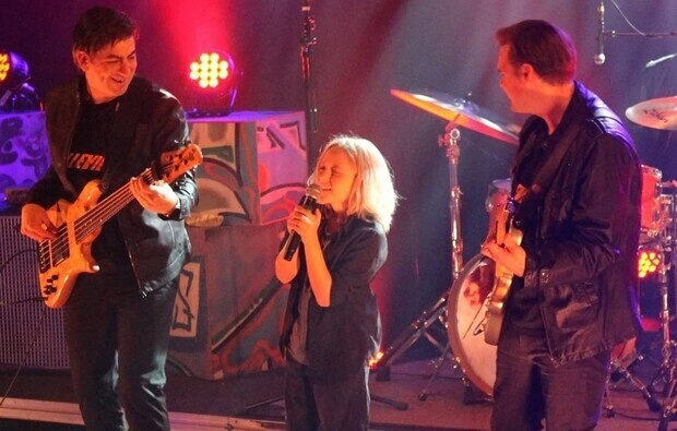 Fra konserten Sjangerdryss på St.Croix i  Fredrikstad.