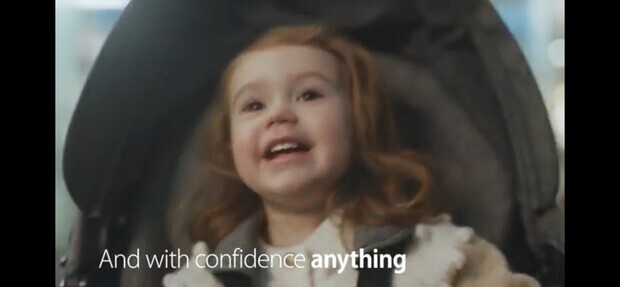 Printscreen av Stokke reklamefilm