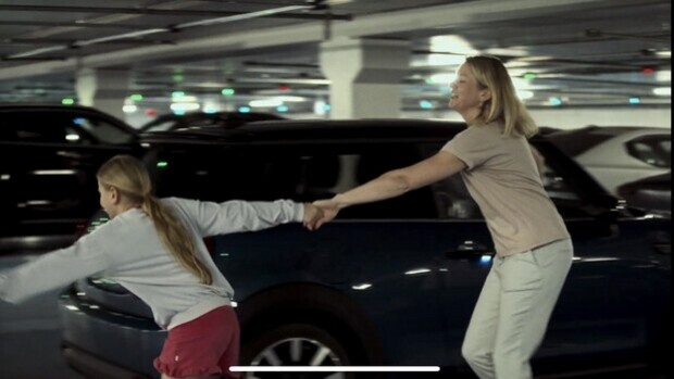 Reklame for parkeringsselskap