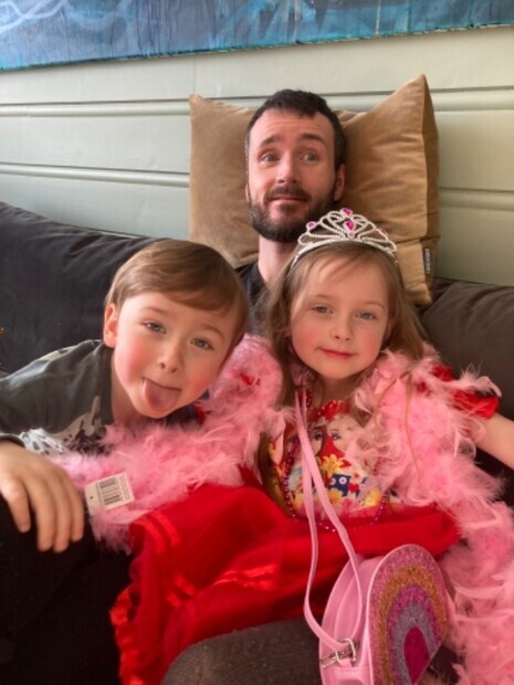 Privat bilde feiring av bursdag til barna høsten 2024